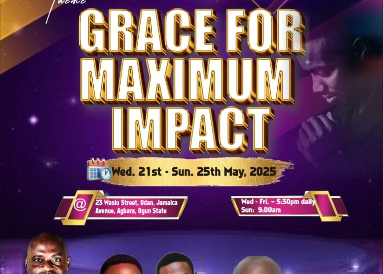 Event: Grace Conference 2025: Grace For Maximum Impact